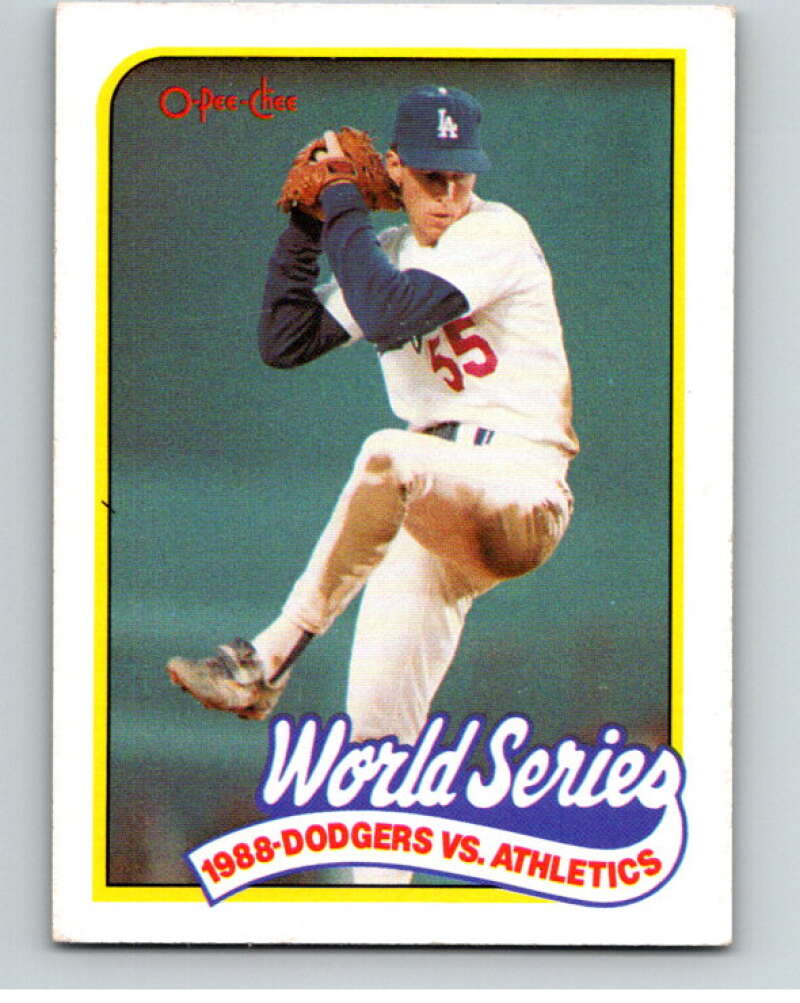 1989 O-Pee-Chee Baseball #380 Orel Hershiser  Los Angeles Dodgers  V96210 Image 1