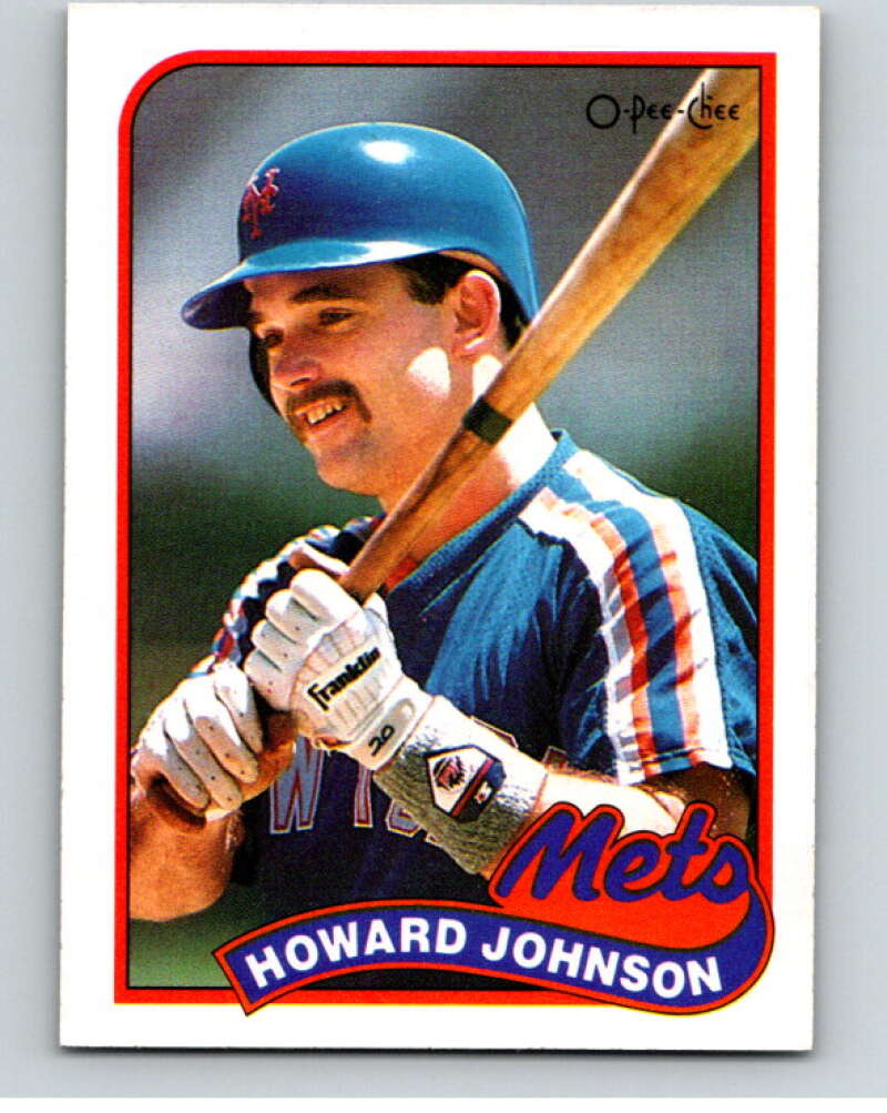 1989 O-Pee-Chee Baseball #383 Howard Johnson  New York Mets  V96214 Image 1