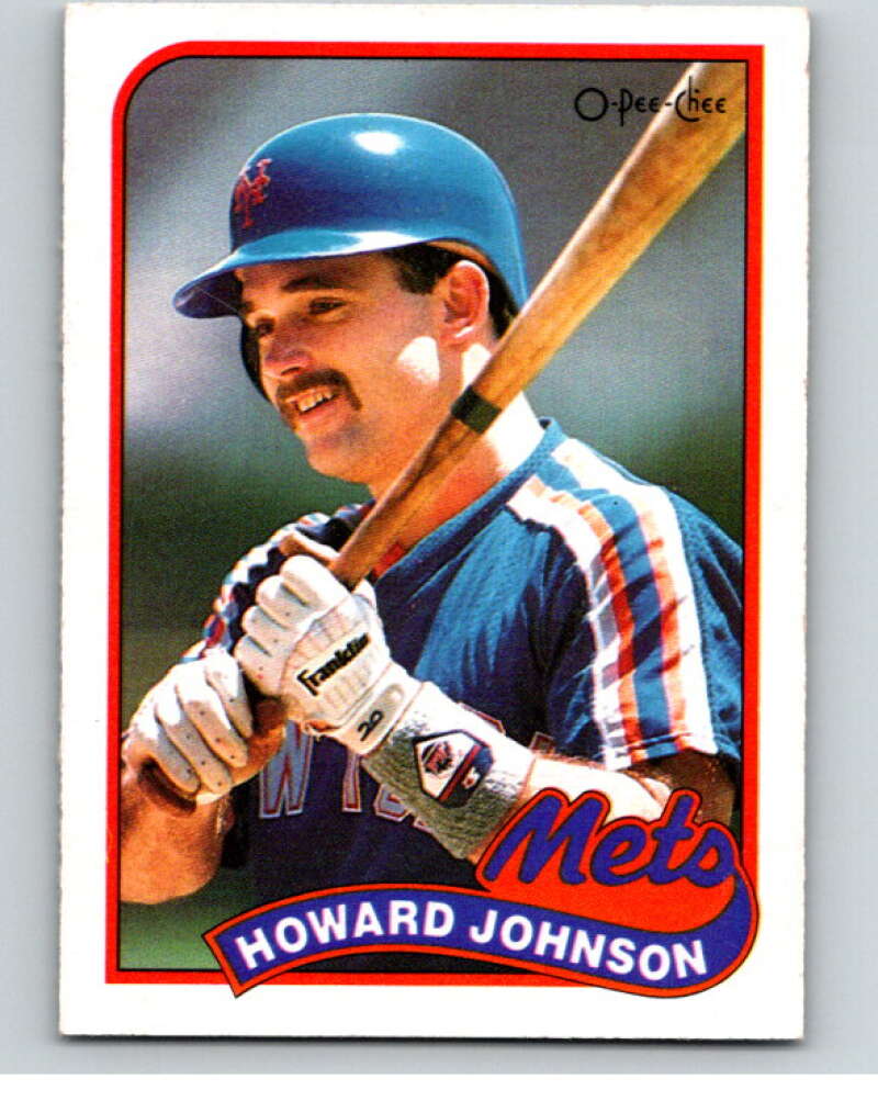 1989 O-Pee-Chee Baseball #383 Howard Johnson  New York Mets  V96215 Image 1