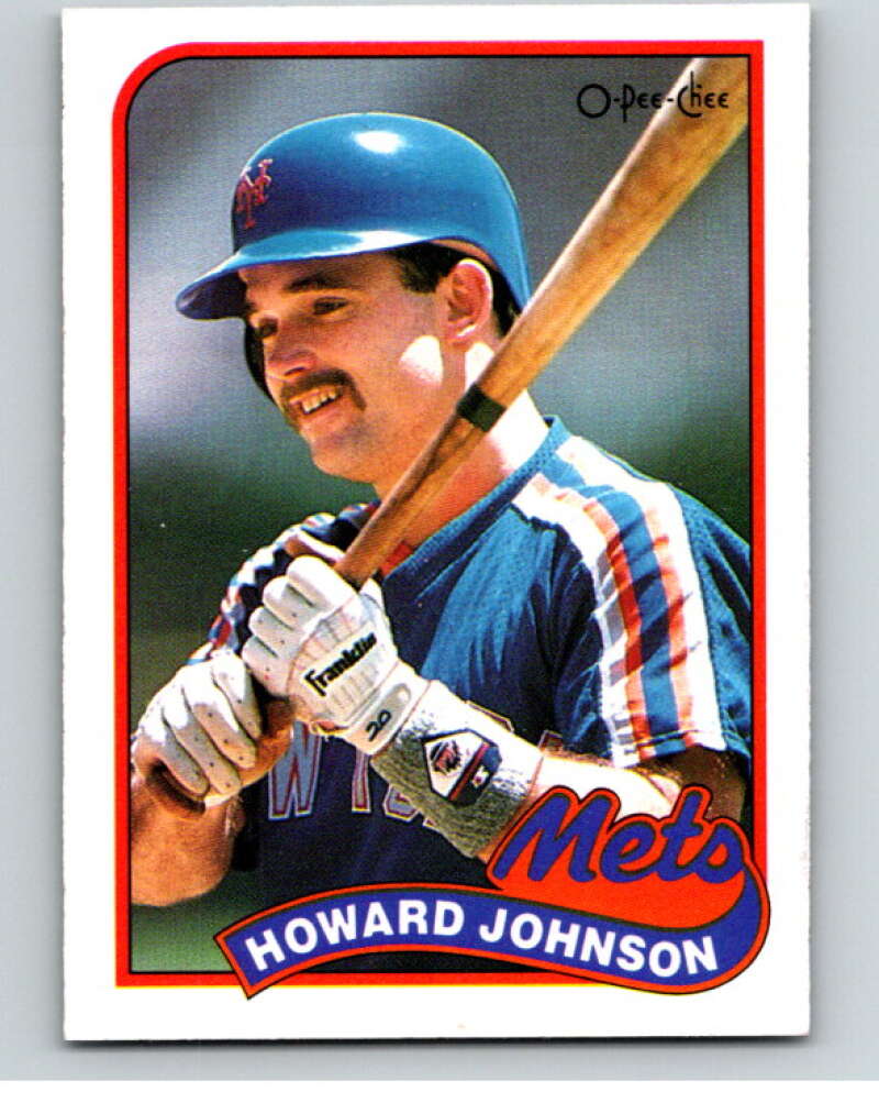 1989 O-Pee-Chee Baseball #383 Howard Johnson  New York Mets  V96216 Image 1