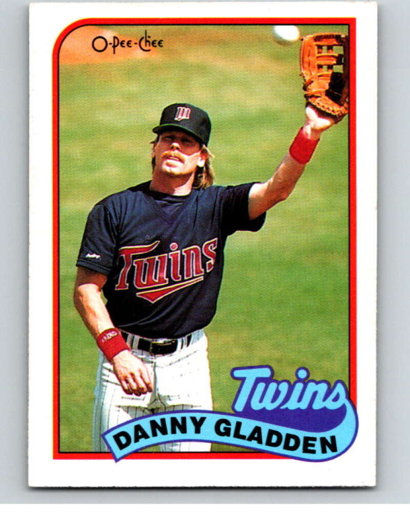 1989 O-Pee-Chee Baseball #387 Dan Gladden  Minnesota Twins  V96222 Image 1