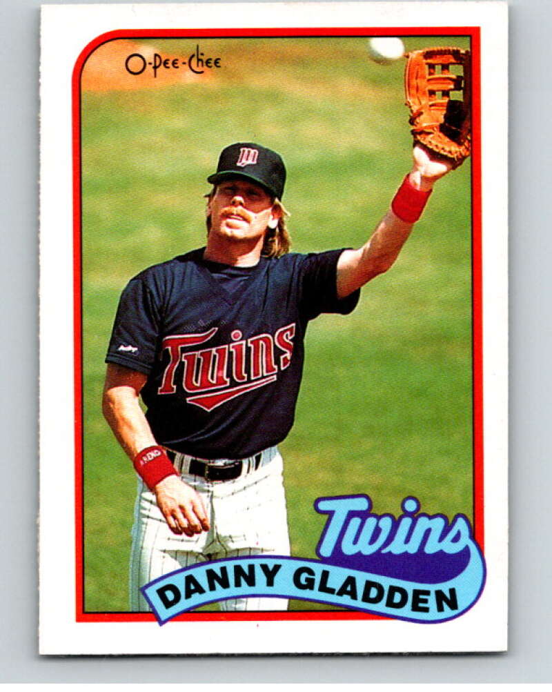 1989 O-Pee-Chee Baseball #387 Dan Gladden  Minnesota Twins  V96223 Image 1