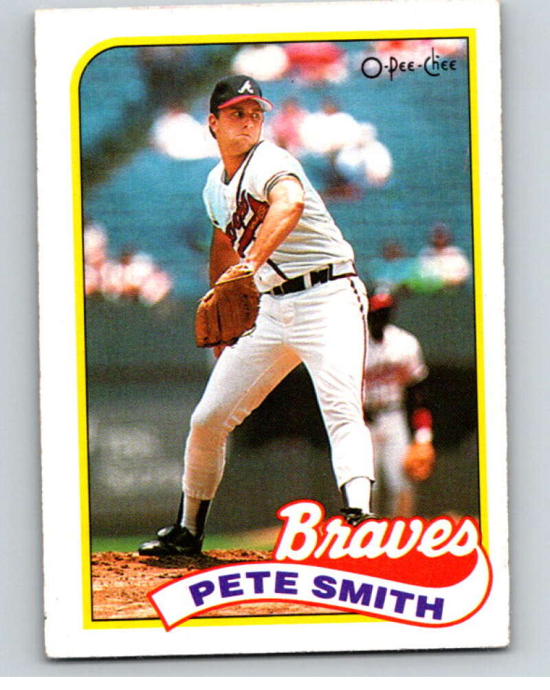 1989 O-Pee-Chee Baseball #388 Pete Smith  Atlanta Braves  V96224 Image 1