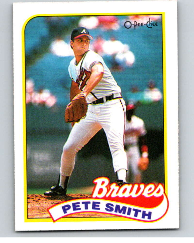 1989 O-Pee-Chee Baseball #388 Pete Smith  Atlanta Braves  V96225 Image 1