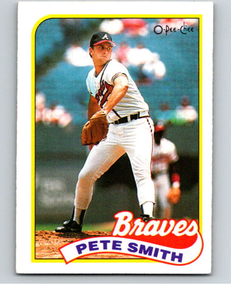 1989 O-Pee-Chee Baseball #388 Pete Smith  Atlanta Braves  V96226 Image 1