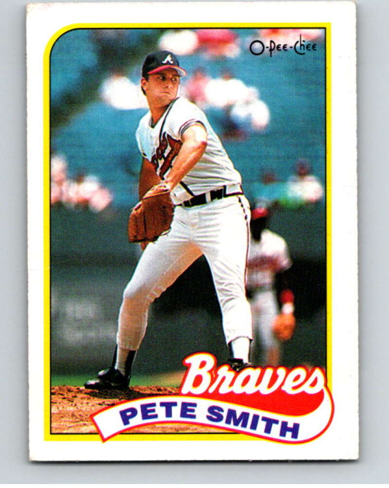 1989 O-Pee-Chee Baseball #388 Pete Smith  Atlanta Braves  V96227 Image 1
