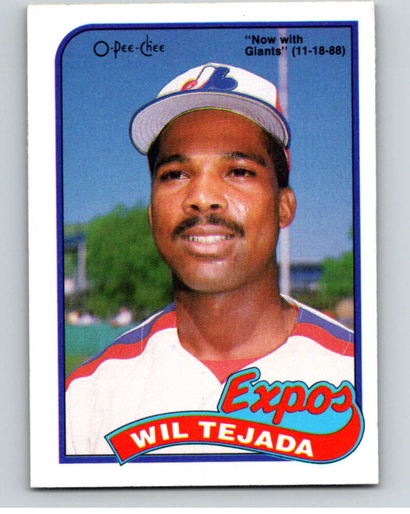 1989 O-Pee-Chee Baseball #391 Wilfredo Tejada Giants/Expos  V96231 Image 1