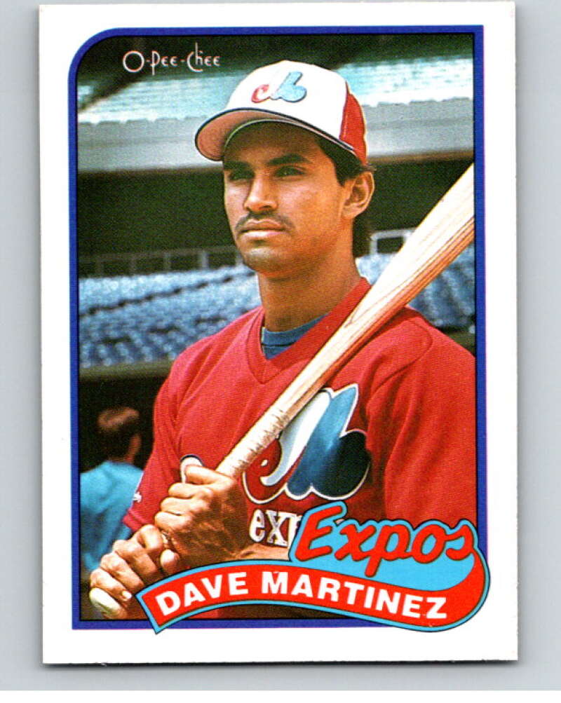 1989 O-Pee-Chee Baseball #395 Dave Martinez  Montreal Expos  V96236 Image 1