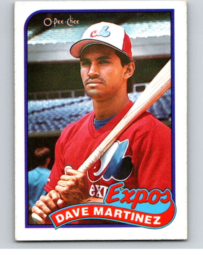 1989 O-Pee-Chee Baseball #395 Dave Martinez  Montreal Expos  V96237 Image 1