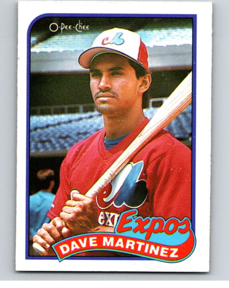 1989 O-Pee-Chee Baseball #395 Dave Martinez  Montreal Expos  V96238 Image 1