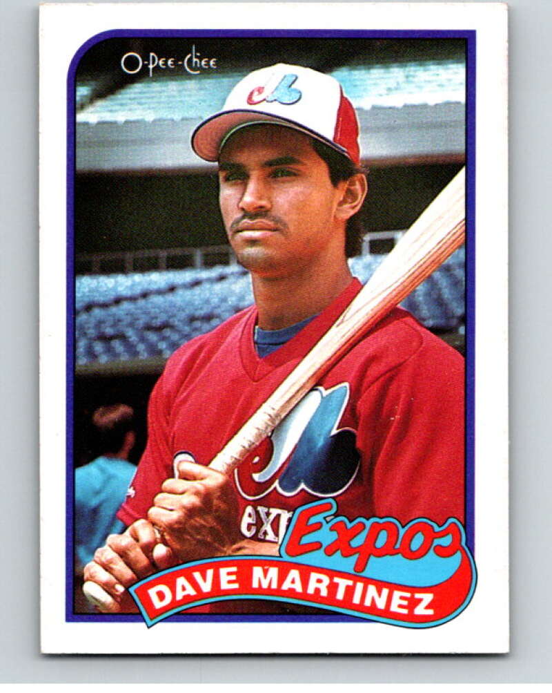 1989 O-Pee-Chee Baseball #395 Dave Martinez  Montreal Expos  V96239 Image 1