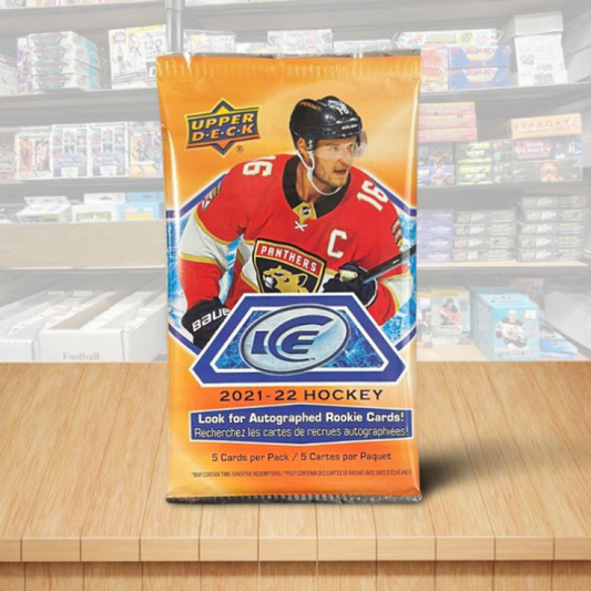 2021-22 Upper Deck Ice Blaster Factory Sealed Hockey PACK - 5 Cards Per Pack Image 1
