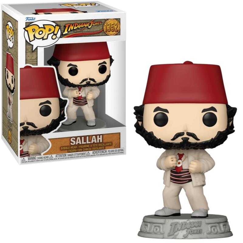 Funko Pop - 1352 Indiana Jones Movie - Sallah Vinyl Figure  Image 1