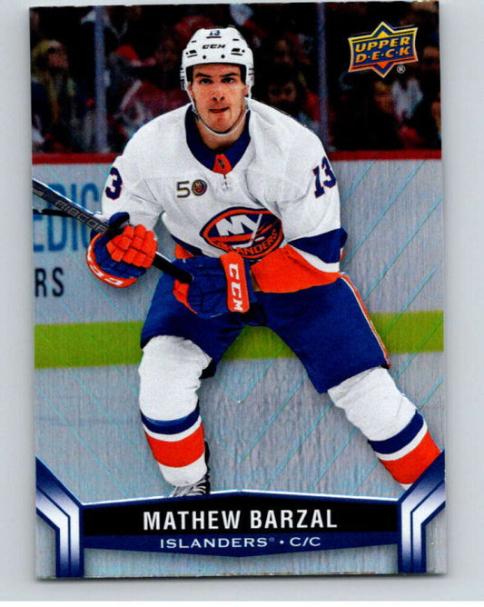 2023-24 Upper Deck Tim Hortons #107 Mathew Barzal  New York Islanders  Image 1