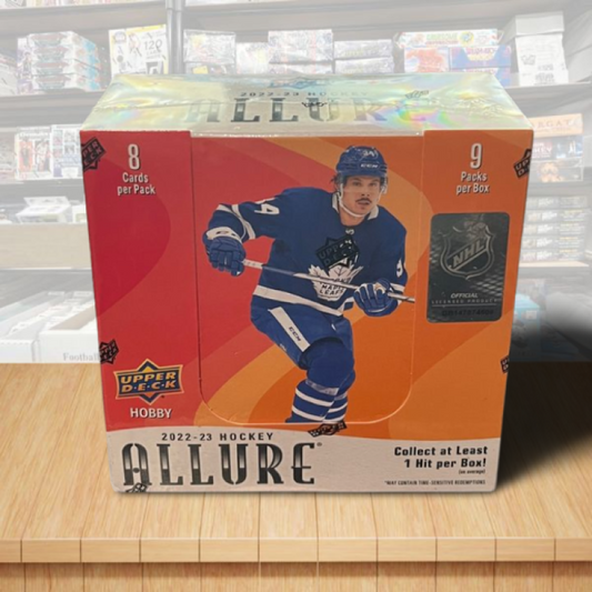2022-23 Upper Deck Allure Hockey Hobby Box - 9 Packs Per Box Image 1