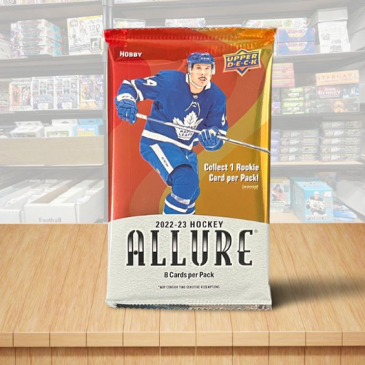 2022-23 Upper Deck Allure Hockey Hobby Pack - 8 Cards Per Pack Image 1