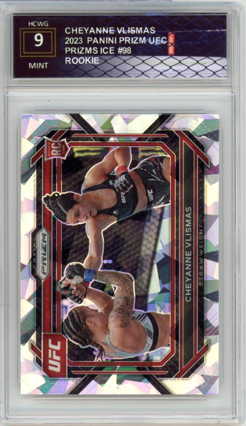 2023 Panini Prizm UFC Prizms Ice #98 Cheyanne Vlismas Rookie RC Mint HCWG 9 Image 1