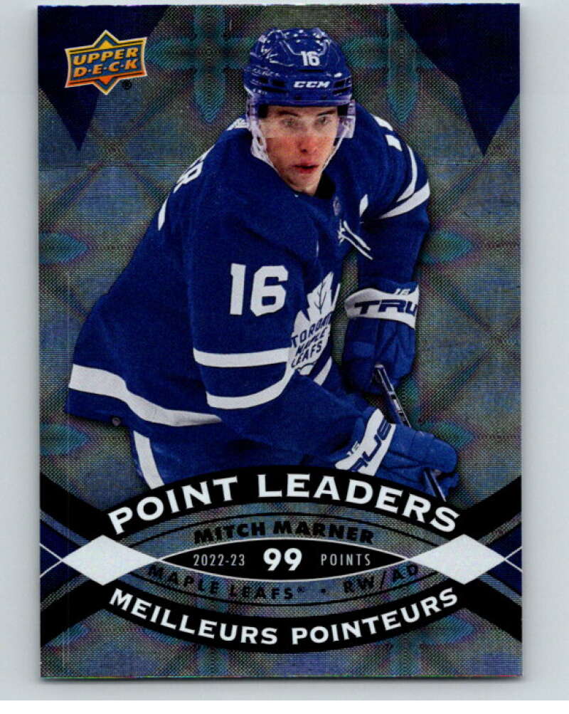 2023-24 UD  Tim Hortons Point Leaders #PL-2 Mitch Marner Maple Leafs  V96244 Image 1