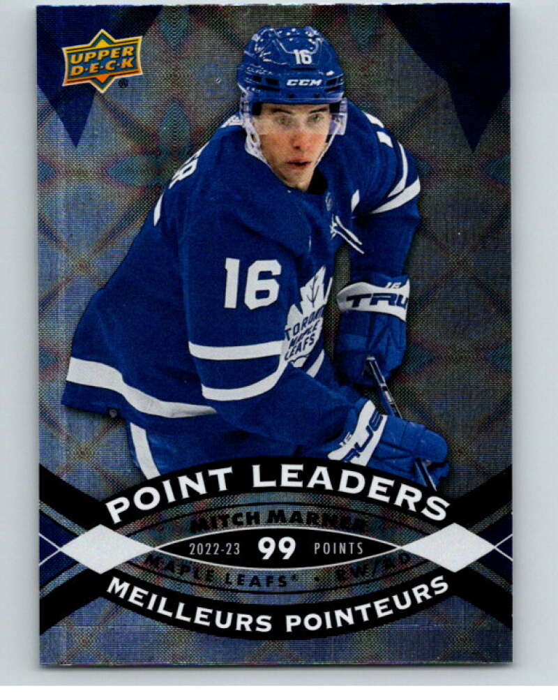2023-24 UD  Tim Hortons Point Leaders #PL-2 Mitch Marner Maple Leafs  V96245 Image 1