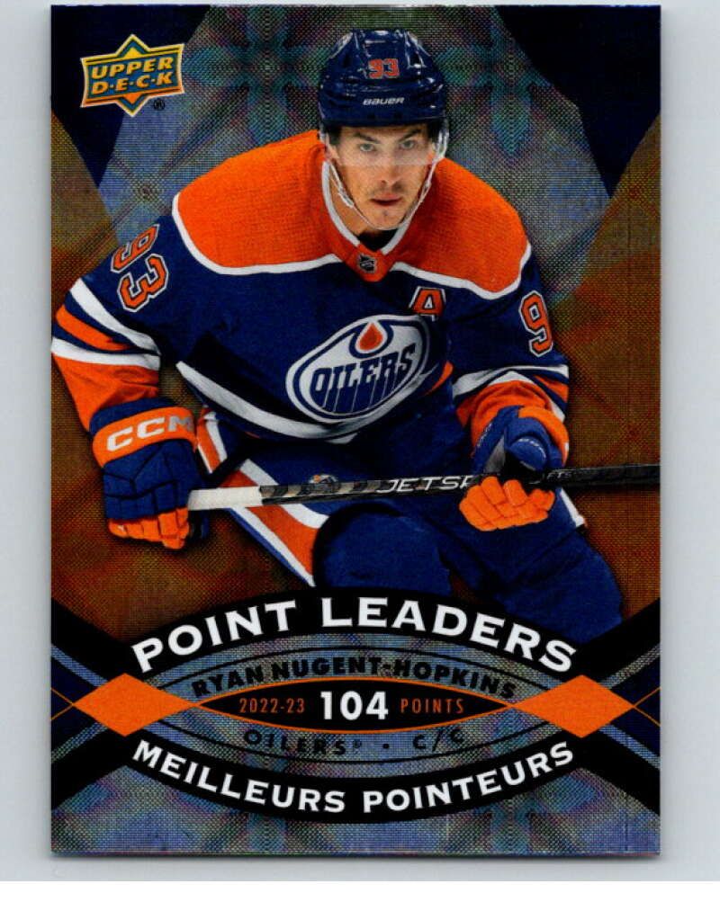 2023-24 UD  Tim Hortons Point Leaders #PL-3 Ryan Nugent-Hopkins  Edmonton  V96248 Image 1