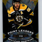 2023-24 UD  Tim Hortons Point Leaders #PL-5 David Pastrnak  Boston Bruins  V96251 Image 1