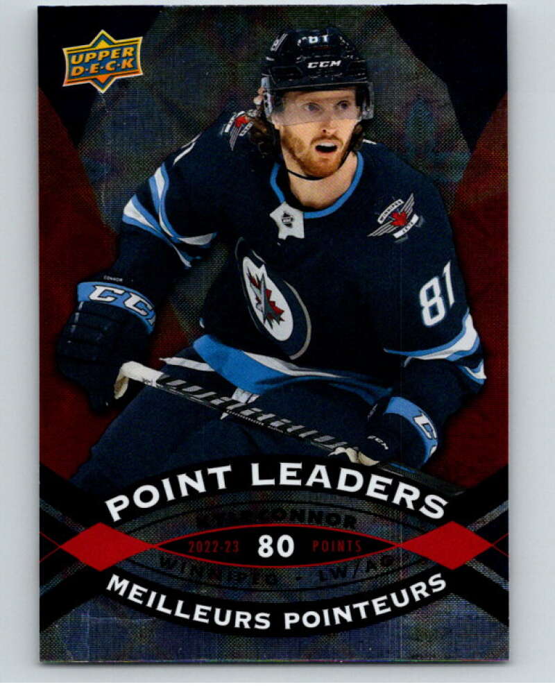 2023-24 UD  Tim Hortons Point Leaders #PL-7 Kyle Connor  Winnipeg Jets  V96253 Image 1