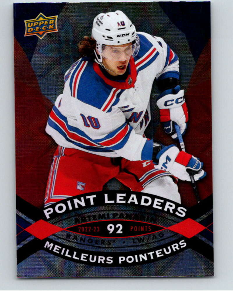 2023-24 UD  Tim Hortons Point Leaders #PL-12 Artemi Panarin Rangers  V96261 Image 1