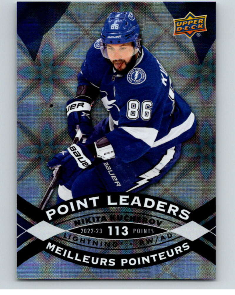 2023-24 UD  Tim Hortons Point Leaders #PL-17 Nikita Kucherov Lightning  V96268 Image 1