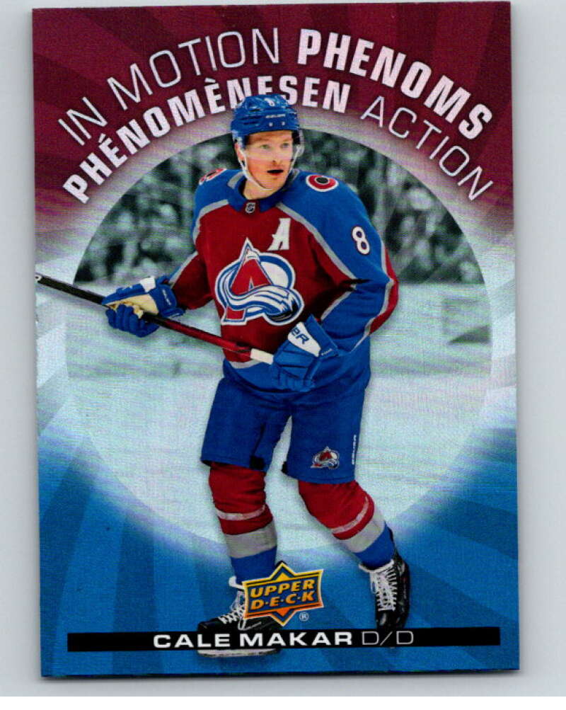 2023-24 UD  Tim Hortons In Motion Phenoms #MP-1 Cale Makar Avalanche  V96270 Image 1