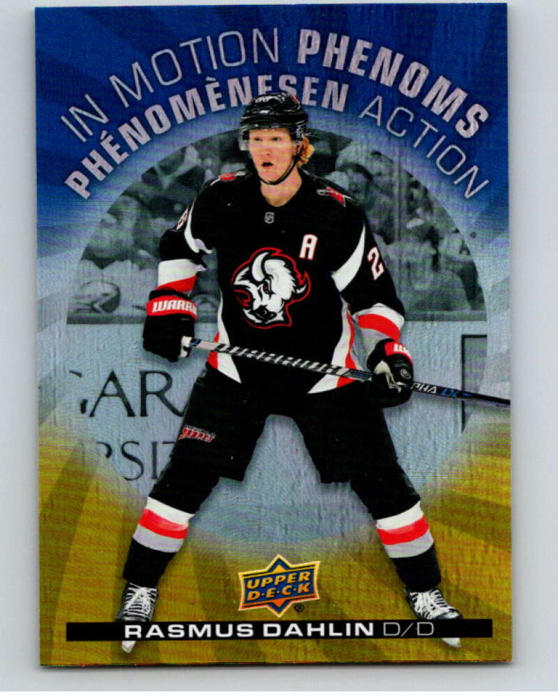 2023-24 UD  Tim Hortons In Motion Phenoms #MP-8 Rasmus Dahlin Sabres  V96277 Image 1