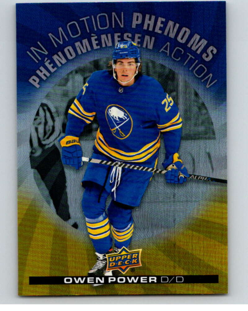 2023-24 UD  Tim Hortons In Motion Phenoms #MP-13 Owen Power Sabres  V96284 Image 1