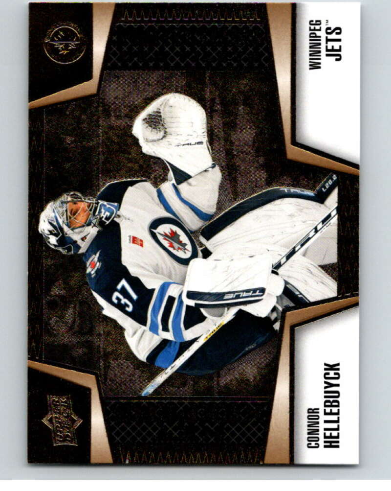 2023-24 UD Tim Hortons Net Keepers #NK-4 Connor Hellebuyck  Winnipeg Jets  V96296 Image 1