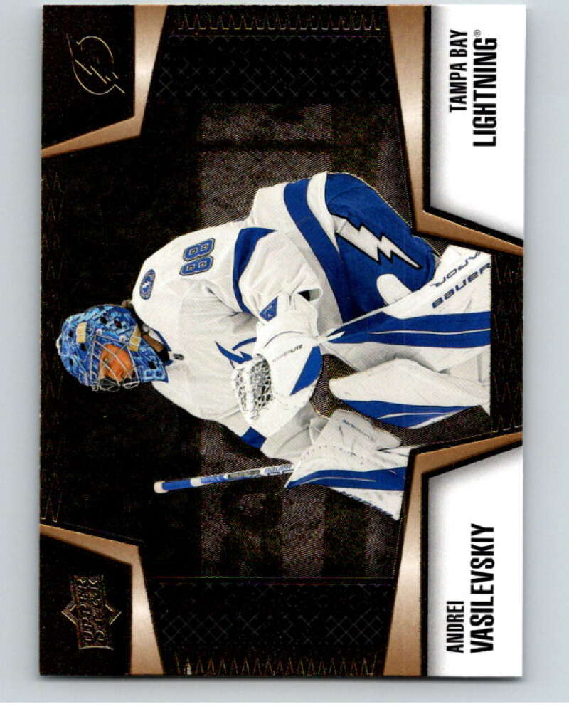 2023-24 UD Tim Hortons Net Keepers #NK-6 Andrei Vasilevskiy  Tampa Bay  V96297 Image 1