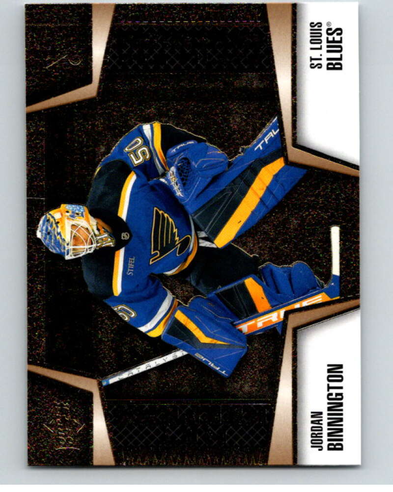 2023-24 UD Tim Hortons Net Keepers #NK-13 Jordan Binnington Blues  V96307 Image 1