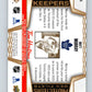 2023-24 UD Tim Hortons Net Keepers #NK-15 Matt Murray Maple Leafs  V96311 Image 2