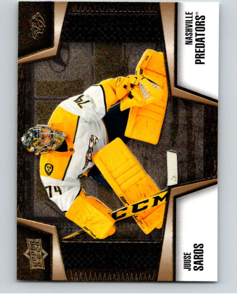 2023-24 UD Tim Hortons Net Keepers #NK-16 Juuse Saros Predators  V96312 Image 1