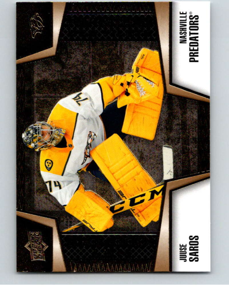 2023-24 UD Tim Hortons Net Keepers #NK-16 Juuse Saros Predators  V96313 Image 1