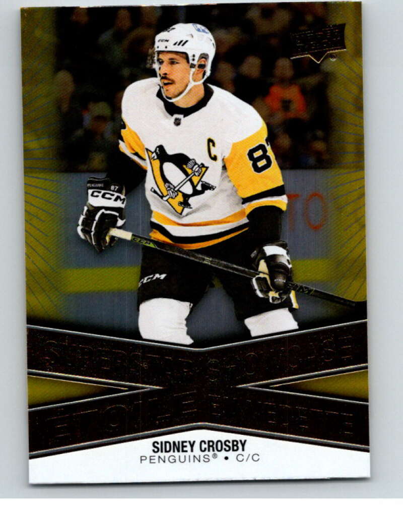2023-24 UD Tim Hortons Superstar Showcase #SS-1 Sidney Crosby Pittsburgh   V96317 Image 1