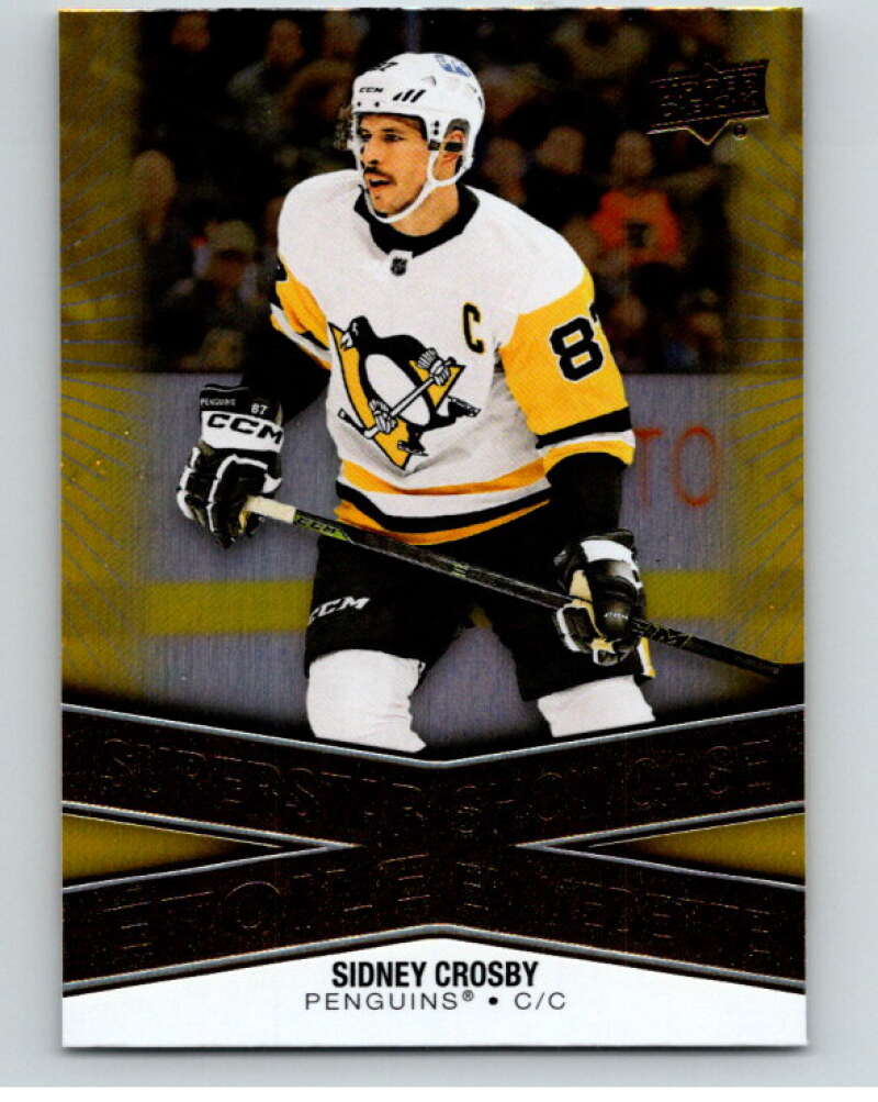 2023-24 UD Tim Hortons Superstar Showcase #SS-1 Sidney Crosby Pittsburgh  V96319 Image 1