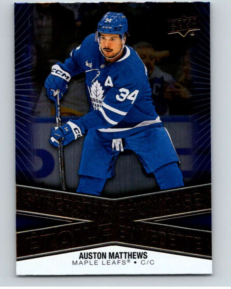 2023-24 UD Tim Hortons Superstar Showcase #SS-2 Auston Matthews  Toronto  V96320 Image 1