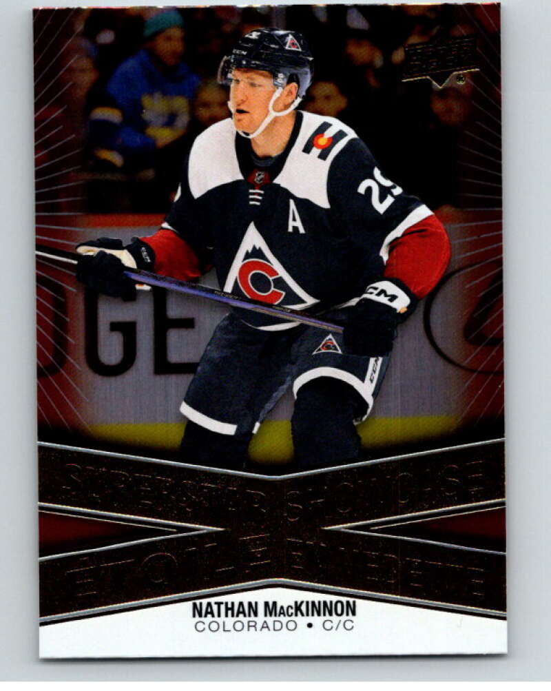 2023-24 UD Tim Hortons Superstar Showcase #SS-6 Nathan MacKinnon Colorado  V96331 Image 1