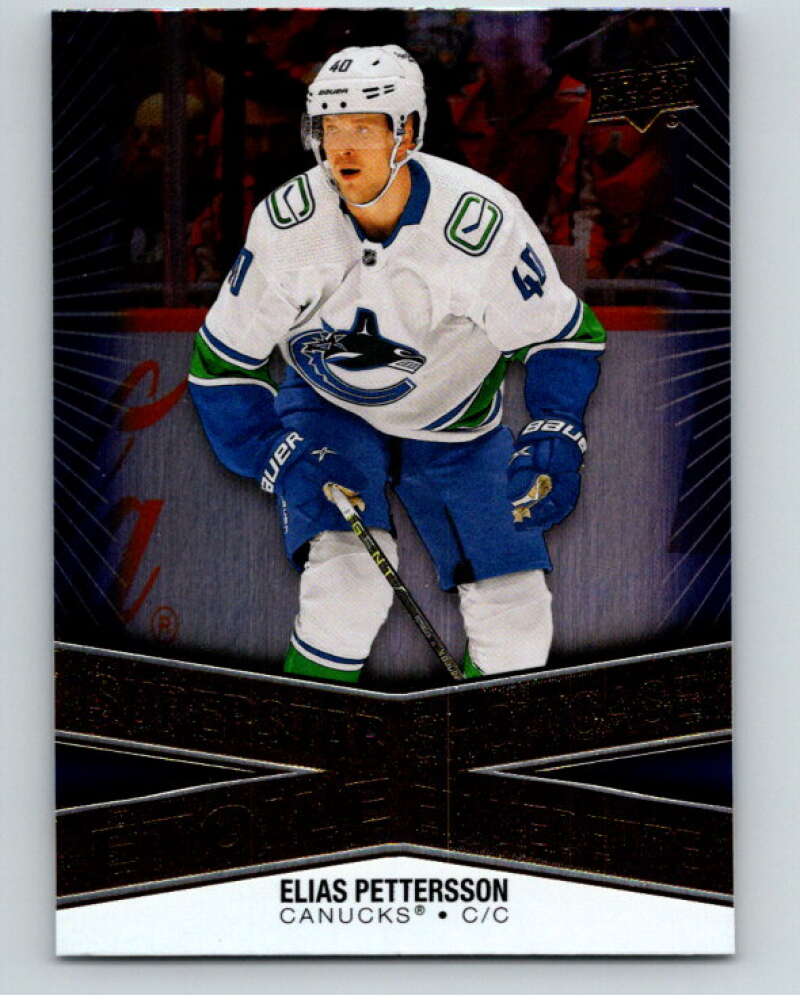 2023-24 UD Tim Hortons Superstar Showcase #SS-10 Elias Pettersson  V96339 Image 1