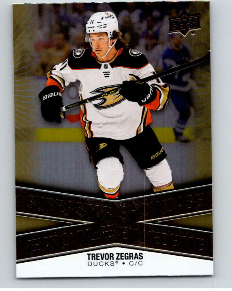 2023-24 UD Tim Hortons Superstar Showcase #SS-12 Trevor Zegras Ducks  V96345 Image 1