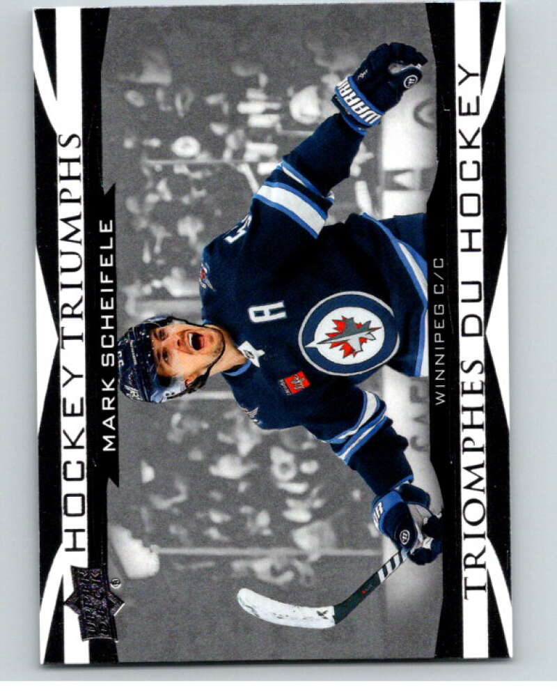 2023-24 UD Tim Hortons Hockey Triumphs #HT-1 Mark Scheifele Jets  V96364 Image 1