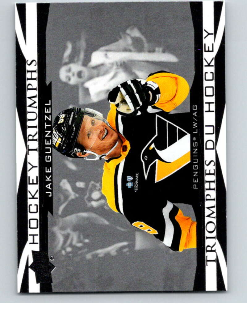 2023-24 UD Tim Hortons Hockey Triumphs #HT-5 Jake Guentzel  Pittsburgh  V96374 Image 1