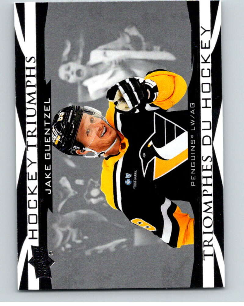 2023-24 UD Tim Hortons Hockey Triumphs #HT-5 Jake Guentzel  Pittsburgh  V96375 Image 1