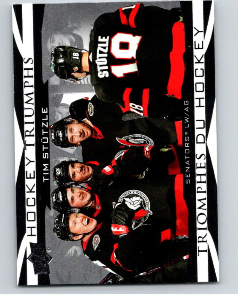 2023-24 UD Tim Hortons Hockey Triumphs #HT-6 Tim Stutzle  Ottawa Senators  V96376 Image 1