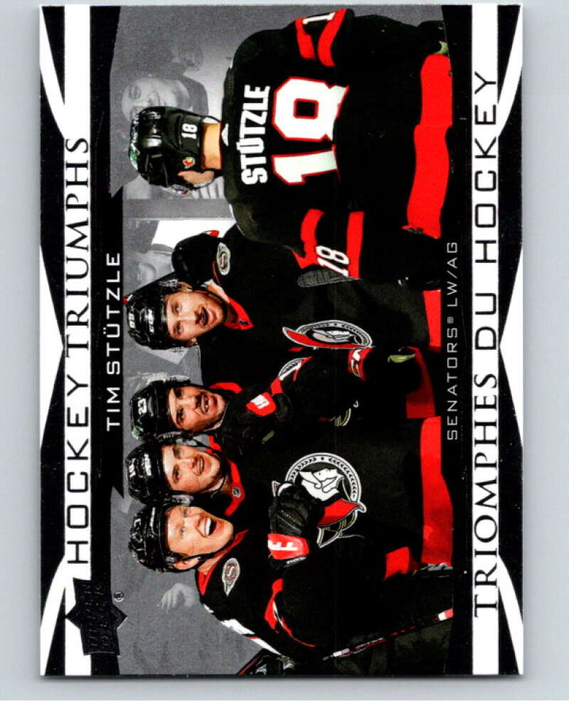2023-24 UD Tim Hortons Hockey Triumphs #HT-6 Tim Stutzle  Ottawa Senators  V96377 Image 1