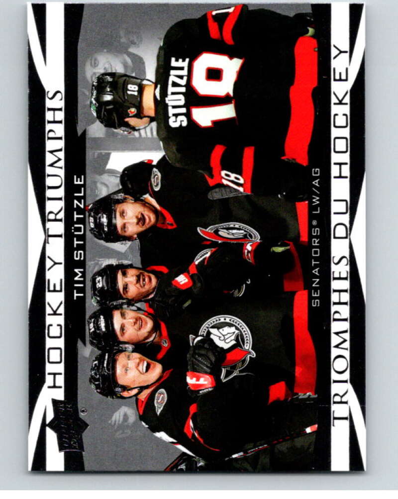 2023-24 UD Tim Hortons Hockey Triumphs #HT-6 Tim Stutzle  Ottawa Senators  V96378 Image 1