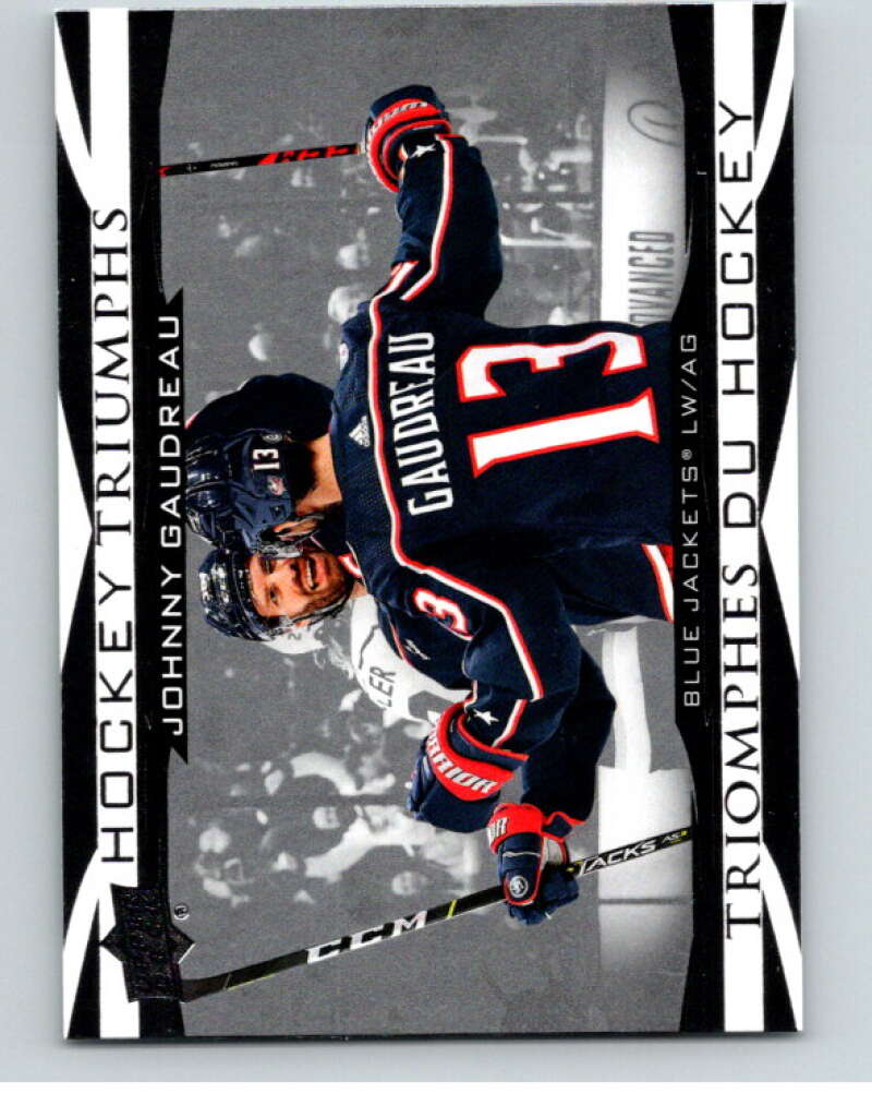 2023-24 UD Tim Hortons Hockey Triumphs #HT-9 Johnny Gaudreau  Columbus  V96386 Image 1
